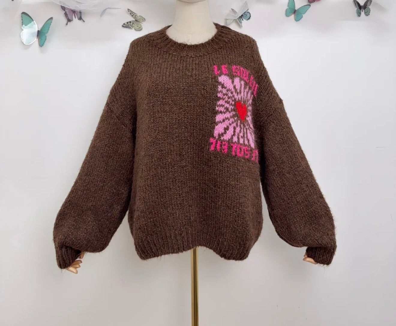 Graphic Knit Sweater