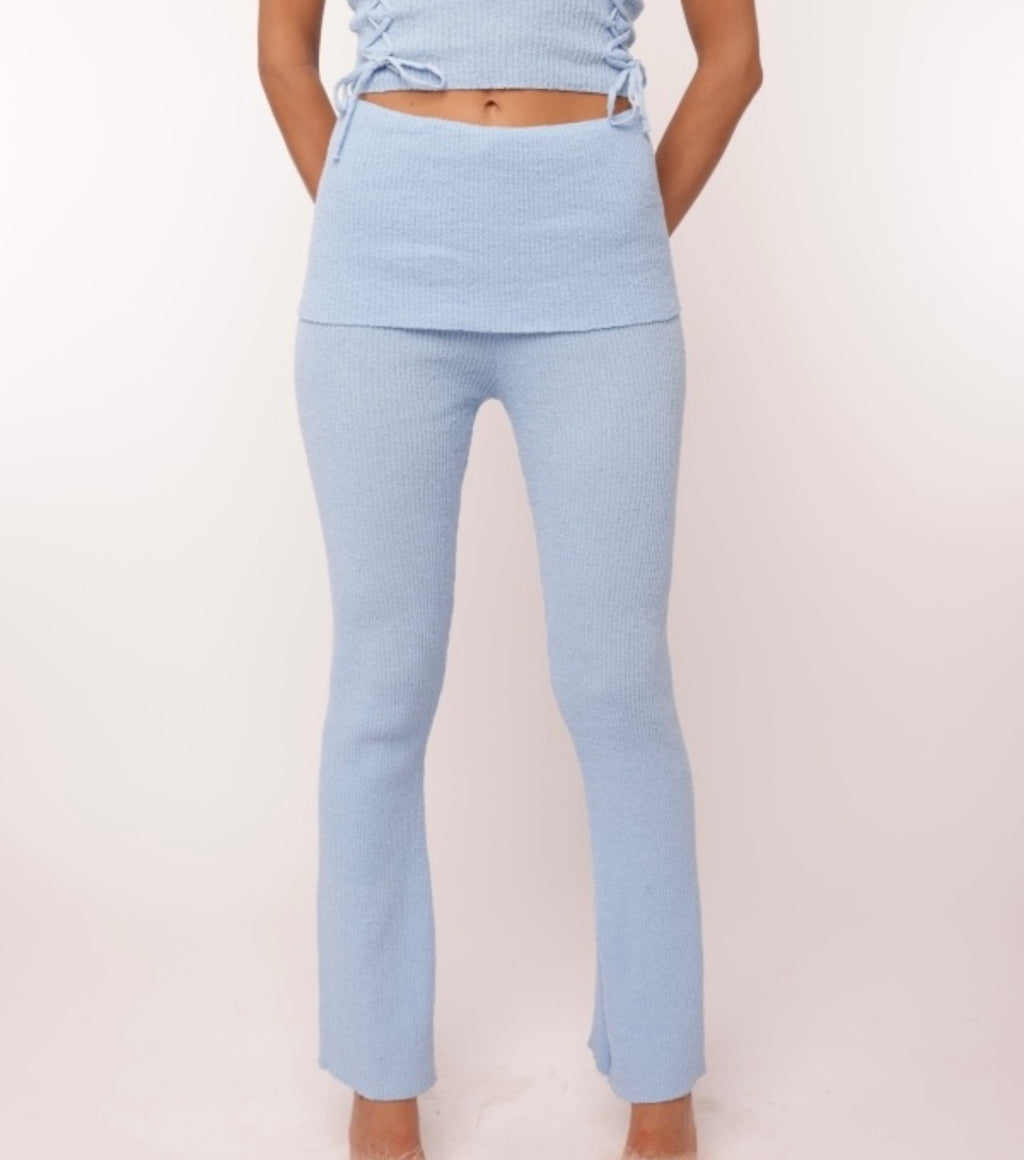 Knit Flare Pants