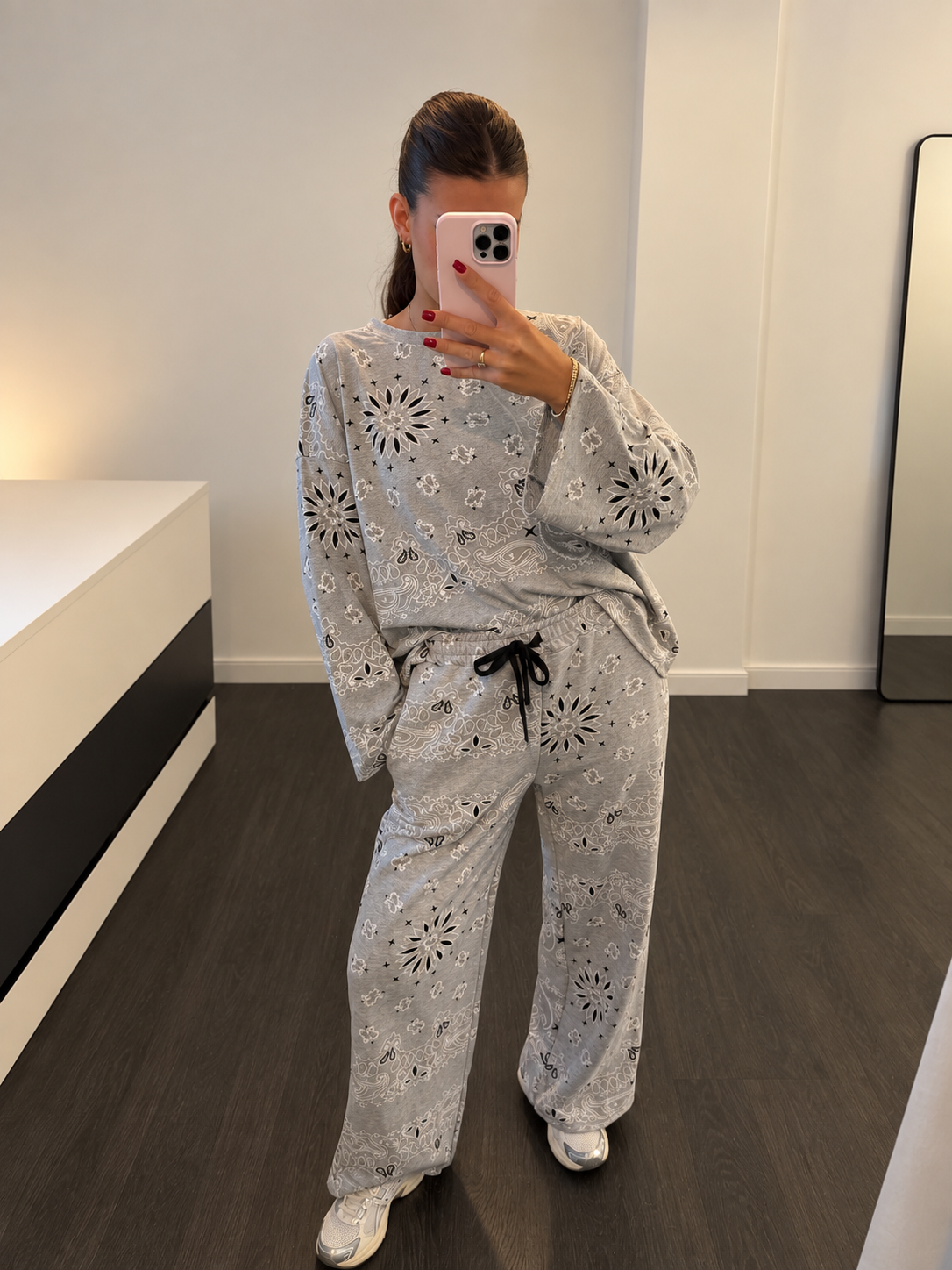 Bandana Print Jogger Pants