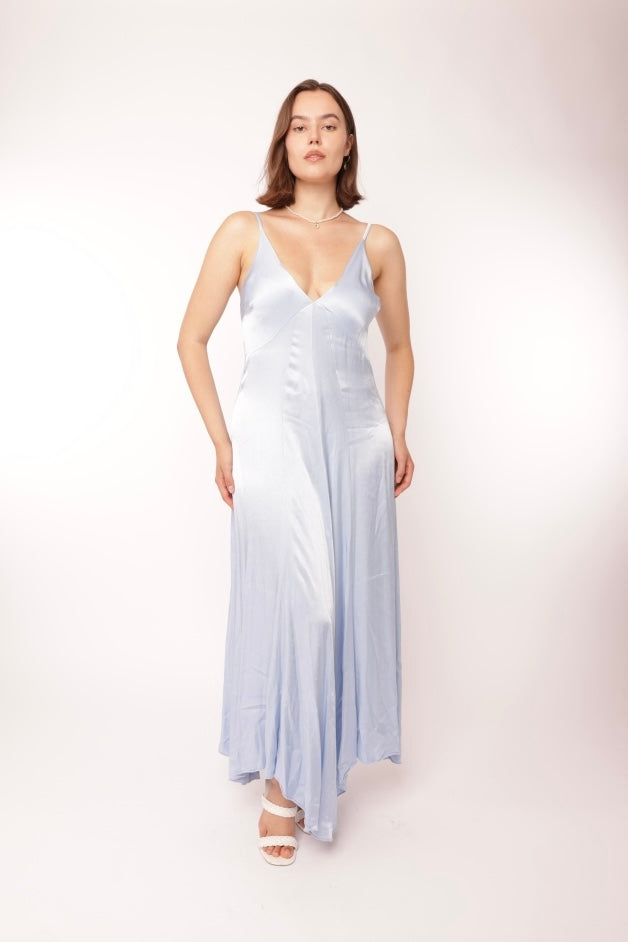 Satin Maxi Dress