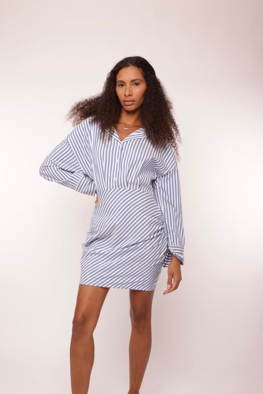 Stripe Shirt Dress