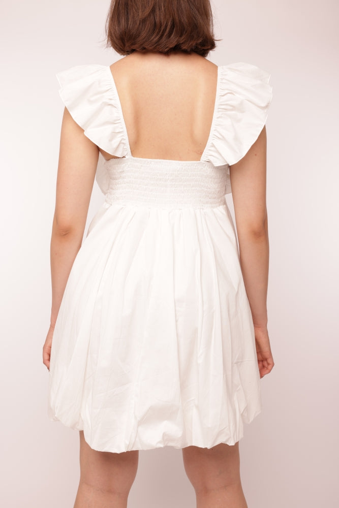 Ruffle Sleeve Dress