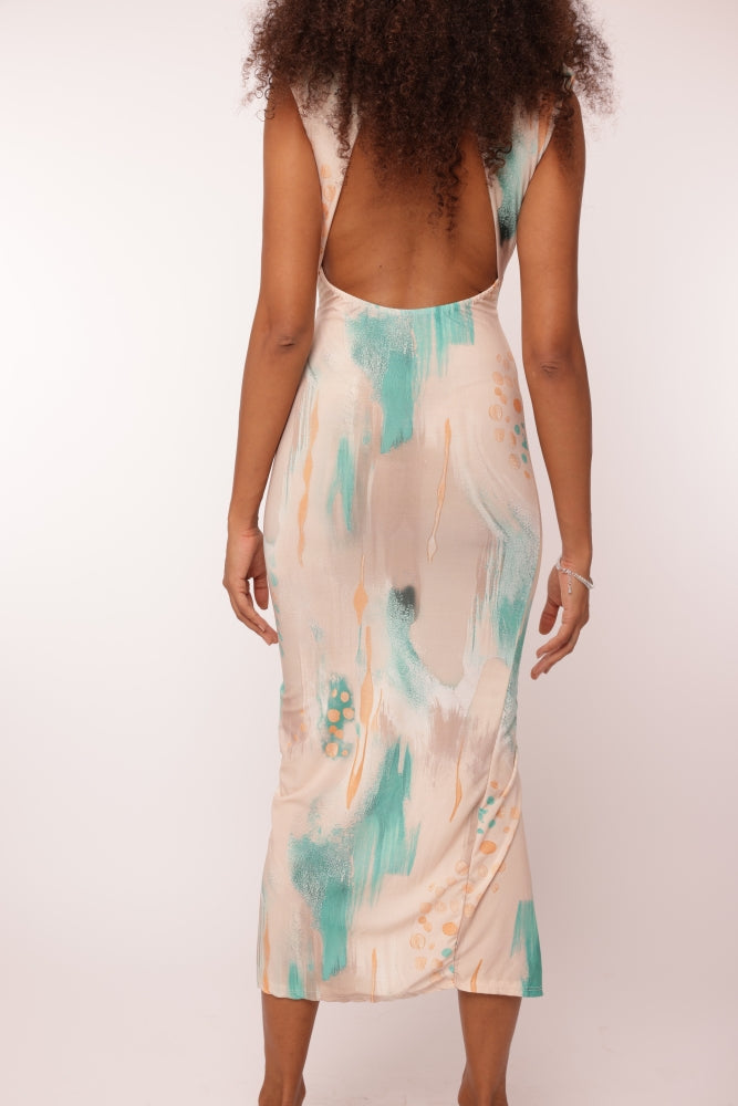 Backless Midi Dress