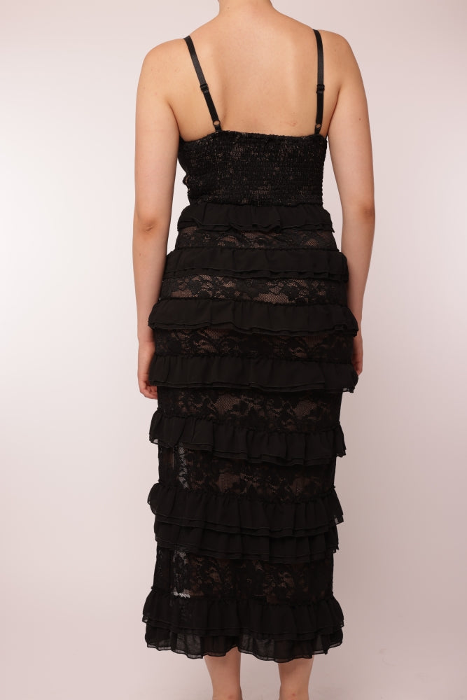 Lace Chiffon Dress