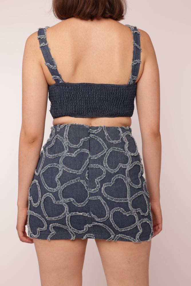 Denim Crystal Set