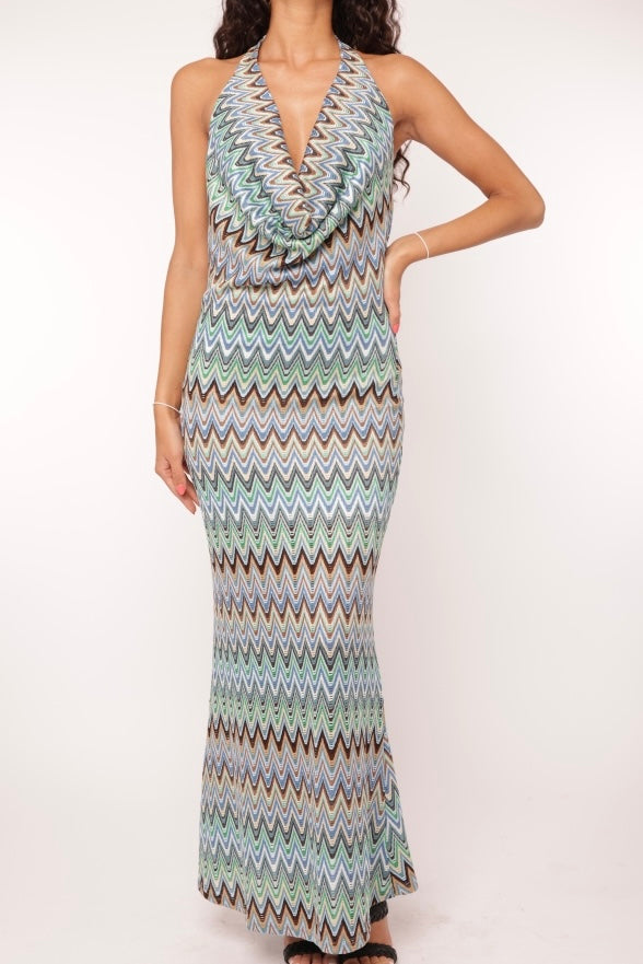 Pattern Maxi Dress