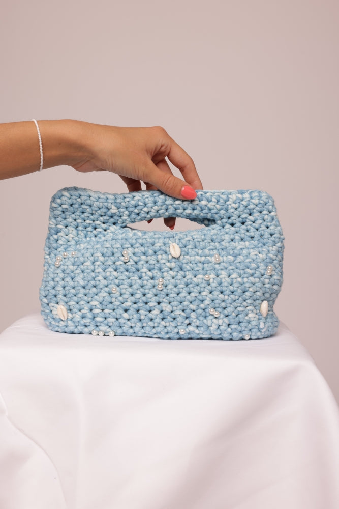 Crochet Bag Babyblue