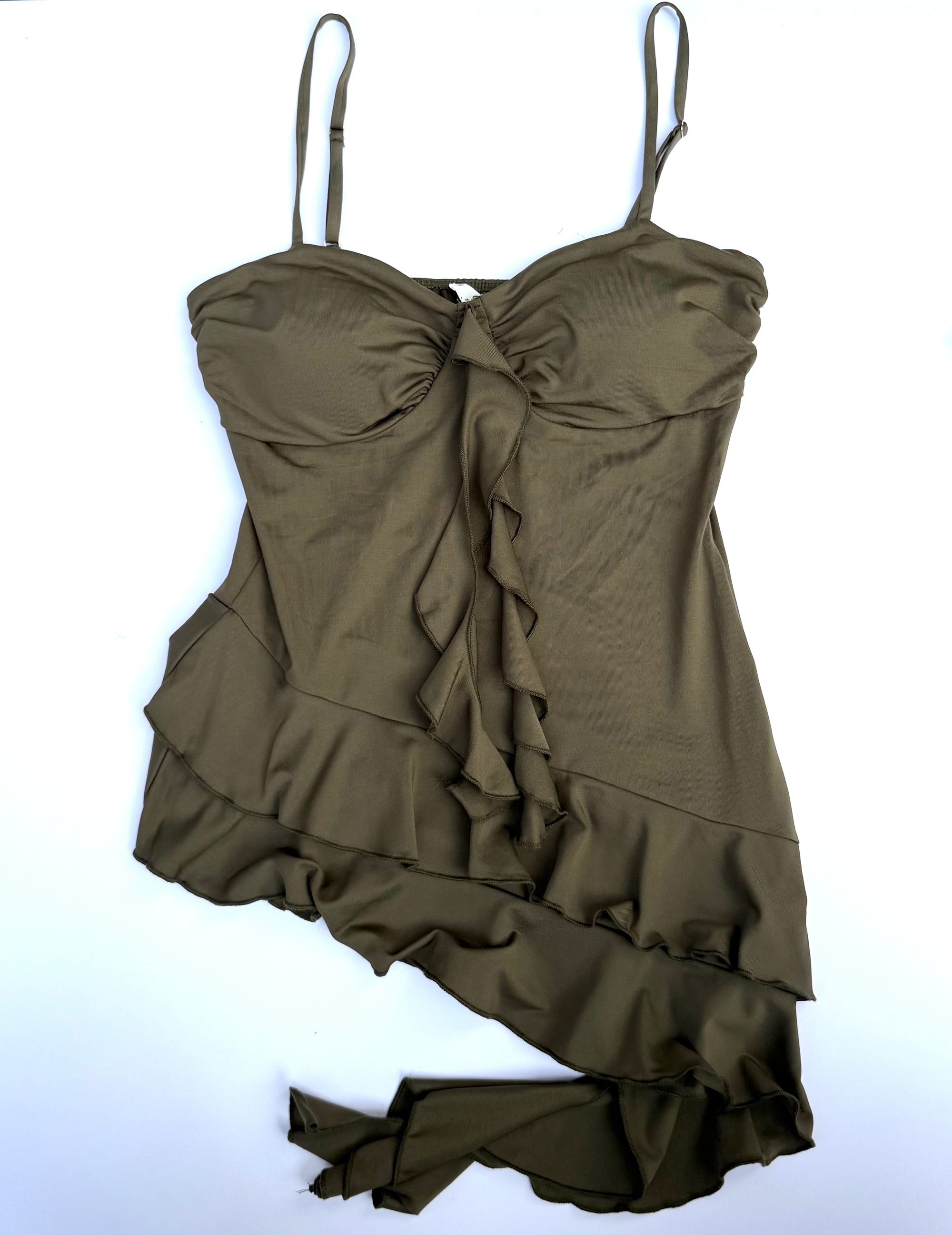 Asymmetrical Ruffle Top