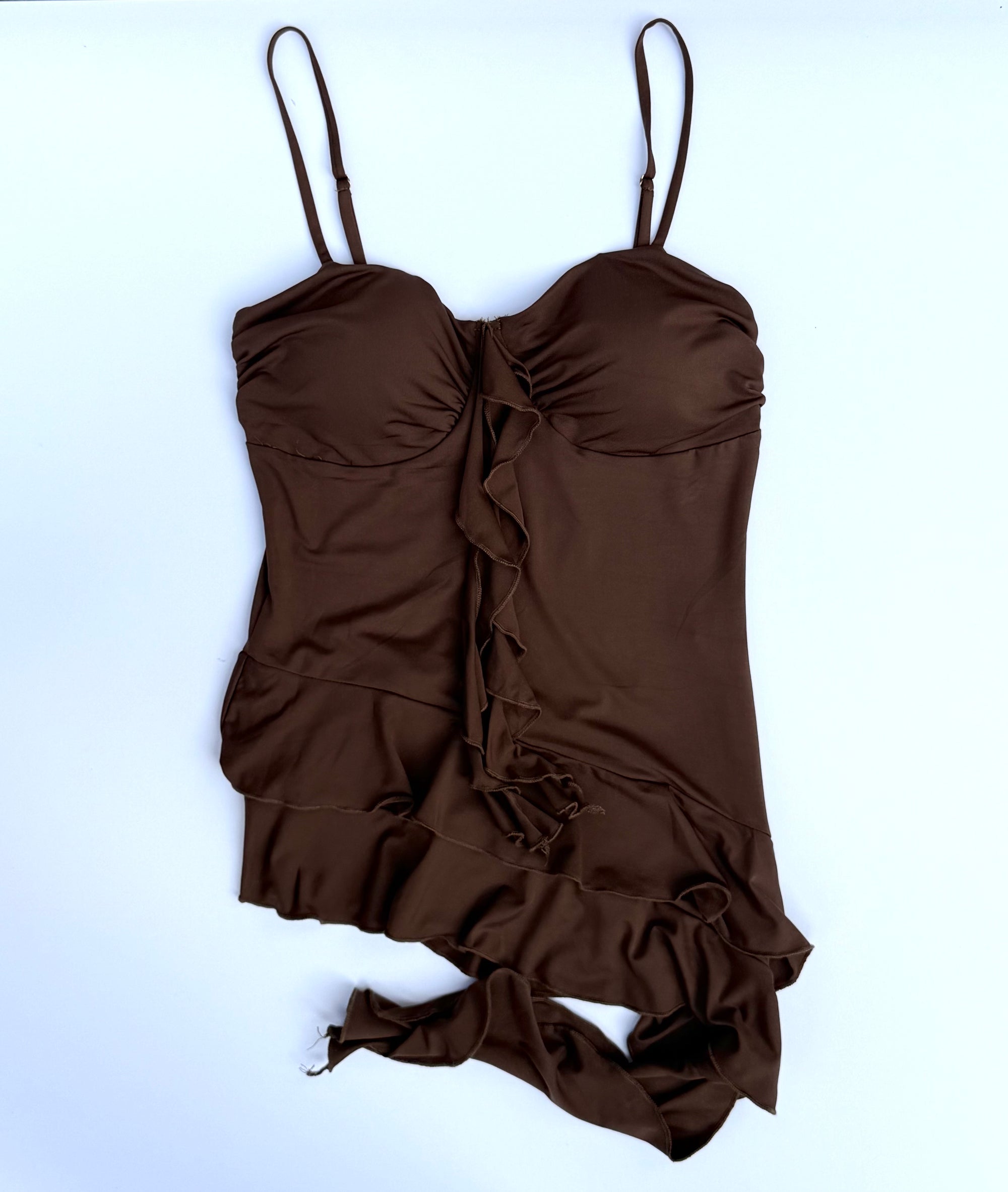 Asymmetrical Ruffle Top