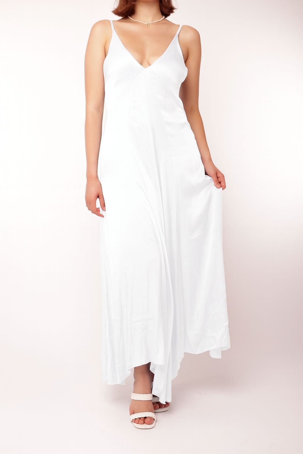 Satin Maxi Dress