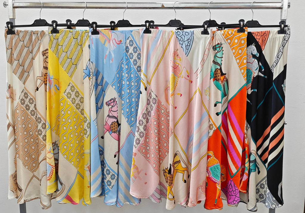 Silk Printed Skirt *PRE-SALE*