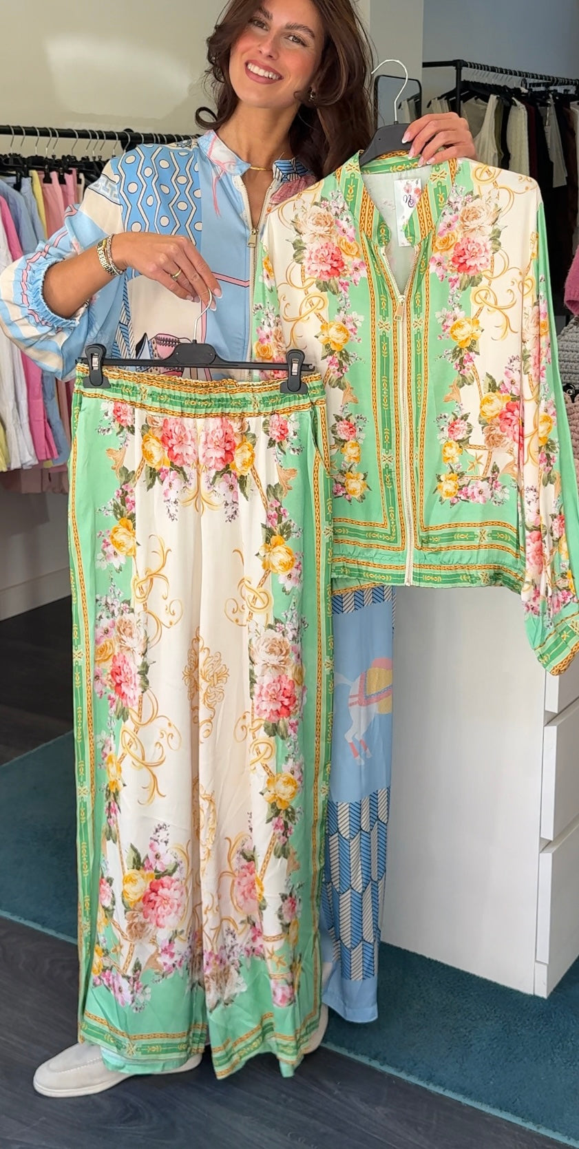 Silk Floral Printed Jacket
