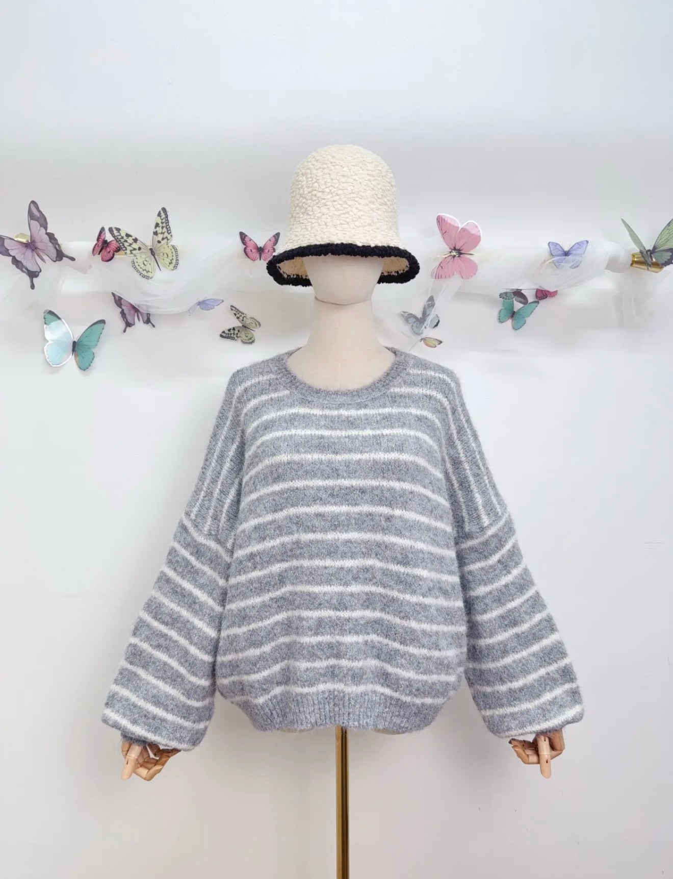 Striped Oversized Sweater