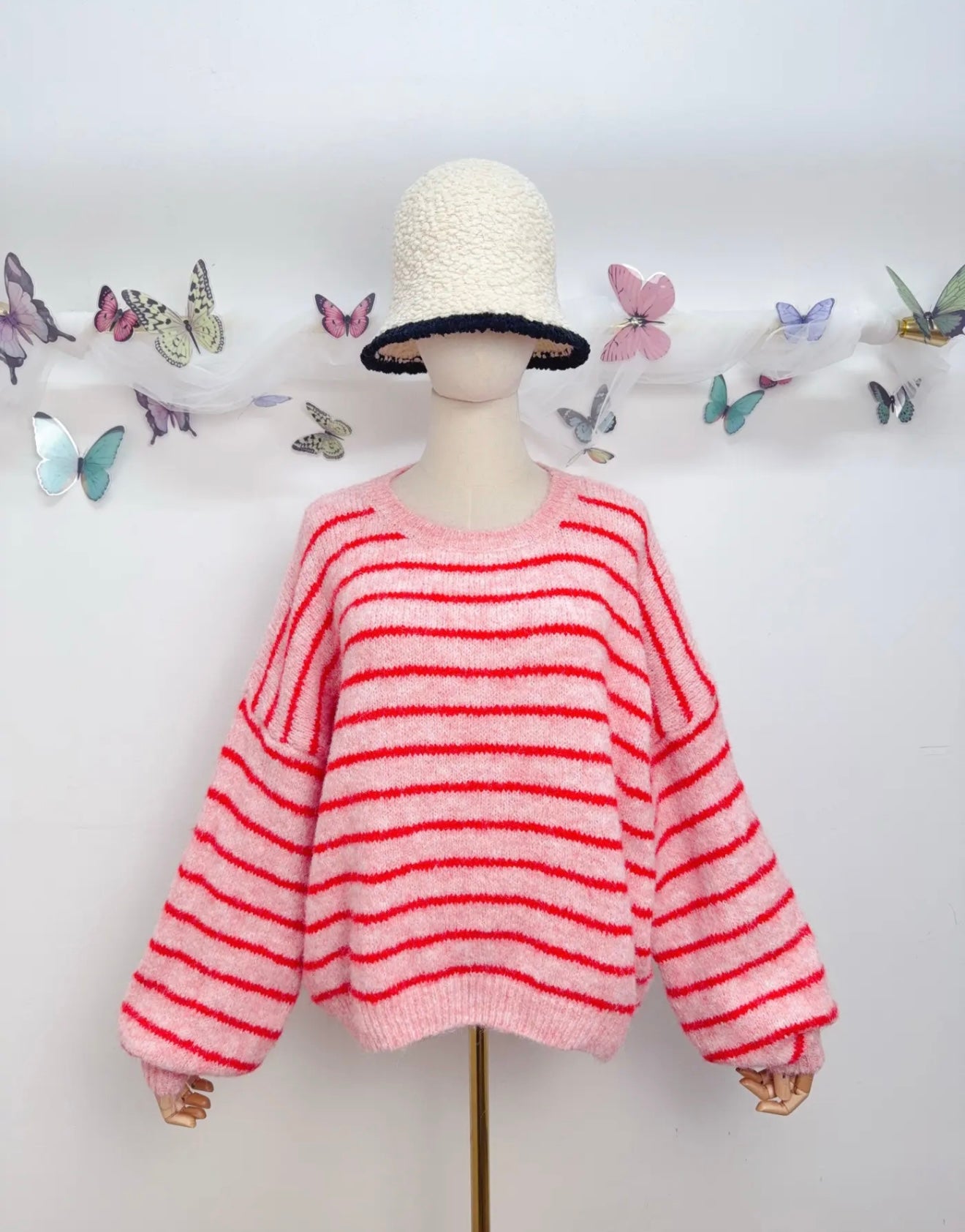 Striped Oversized Sweater