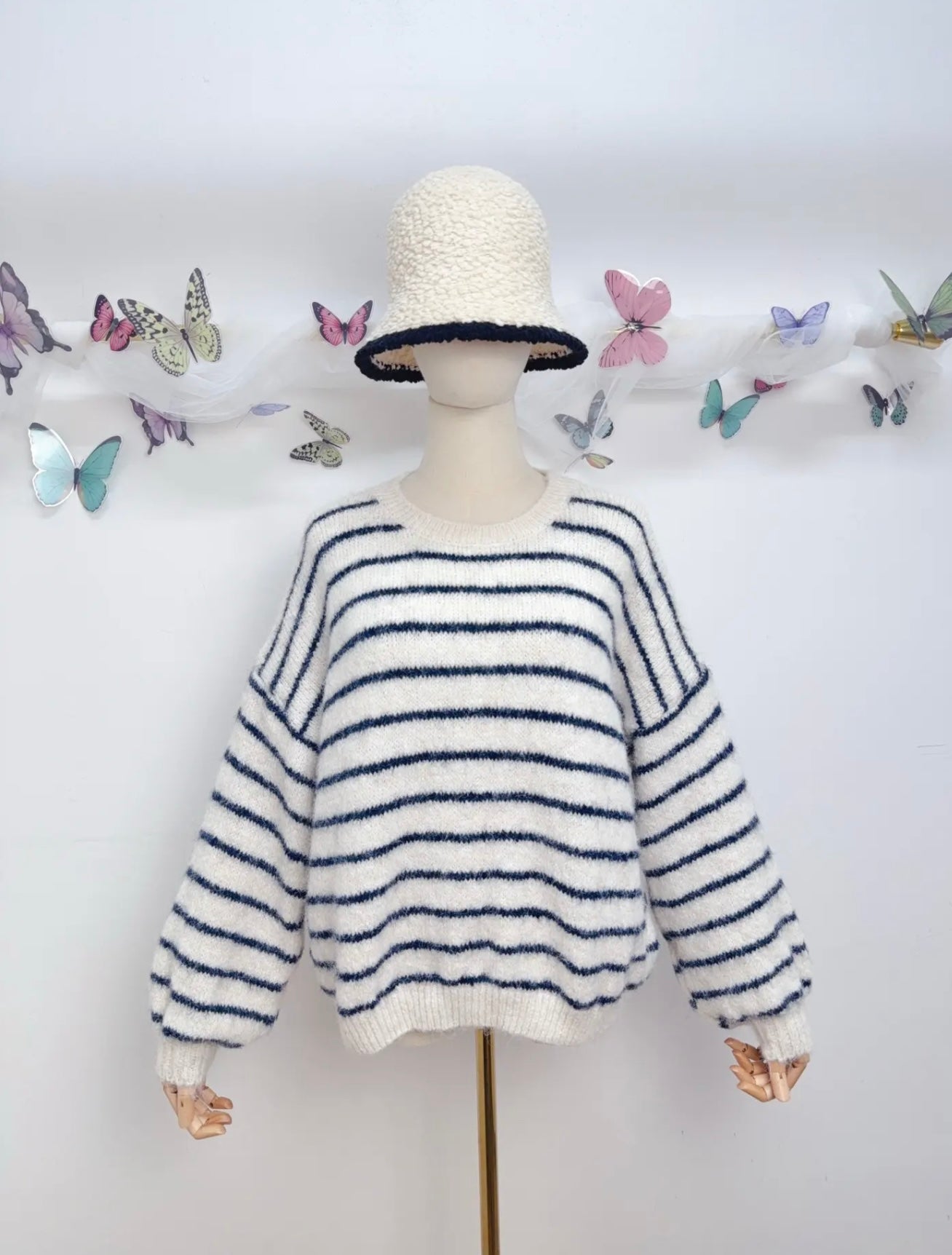 Striped Oversized Sweater