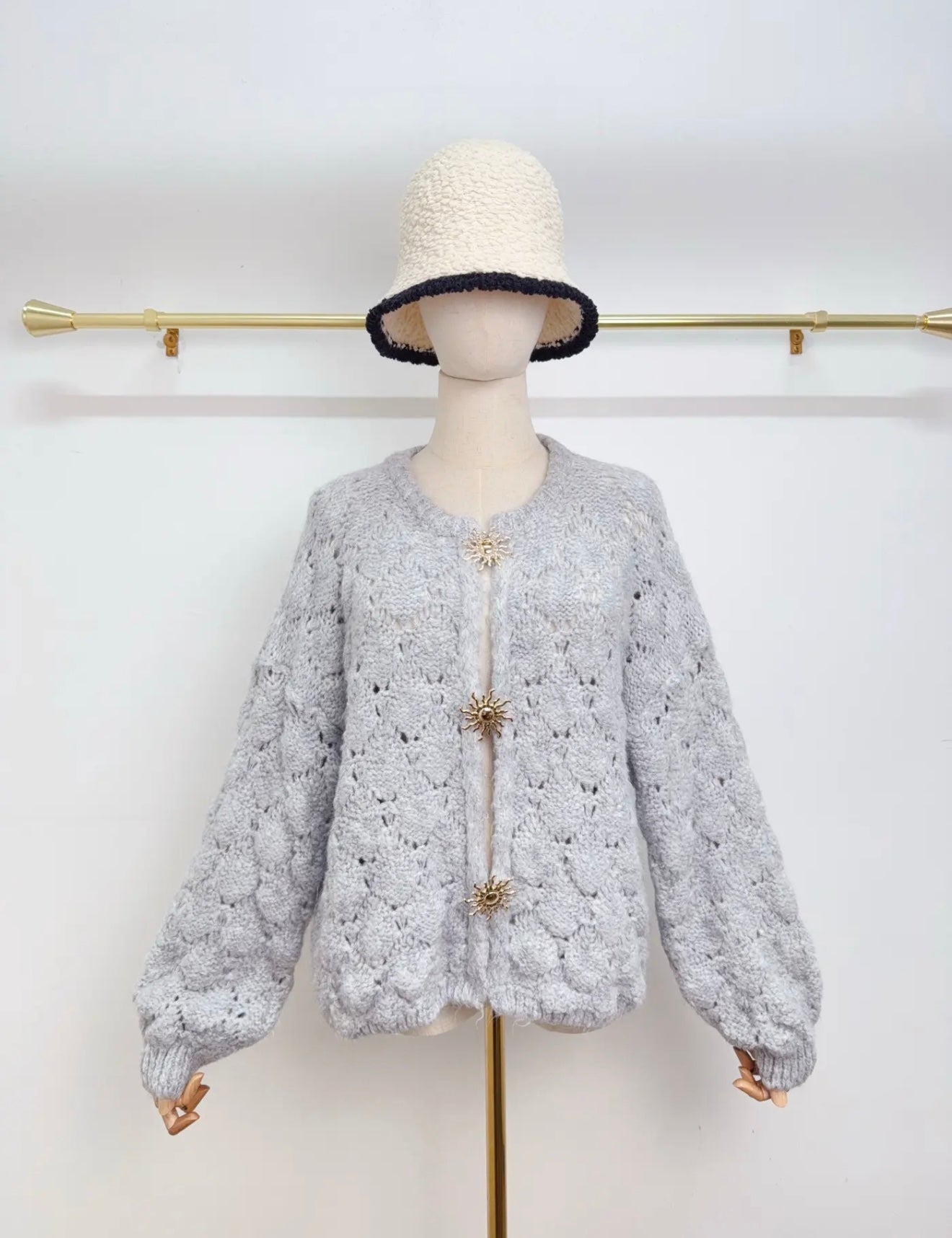 Textured Knit Cardigan