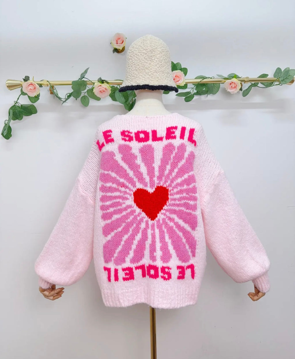 Graphic Knit Cardigan