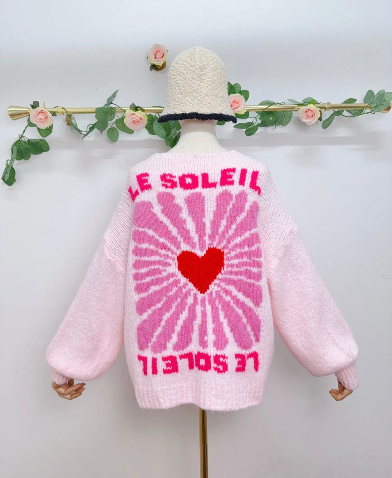 Graphic Knit Cardigan