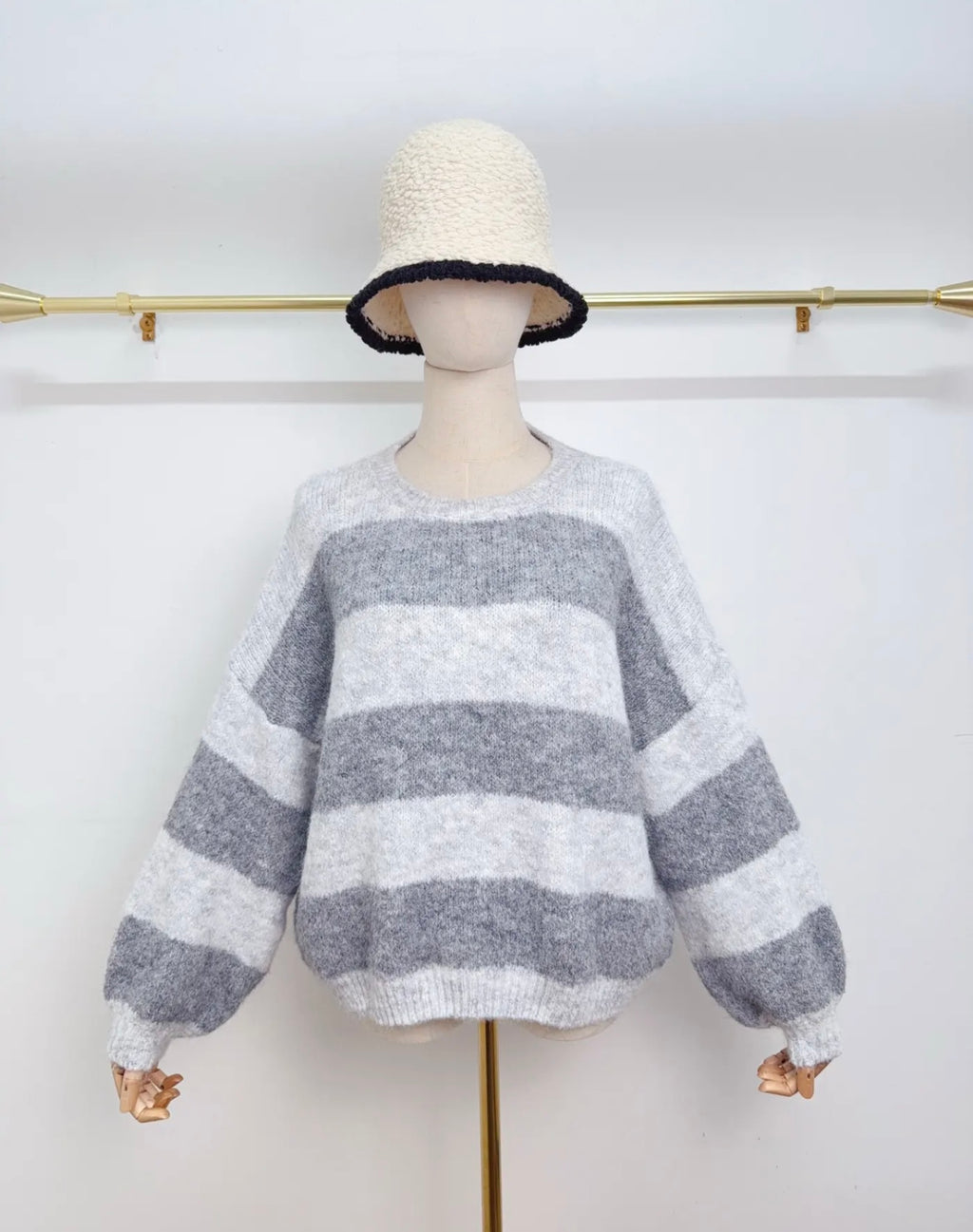 Striped Oversized Sweater