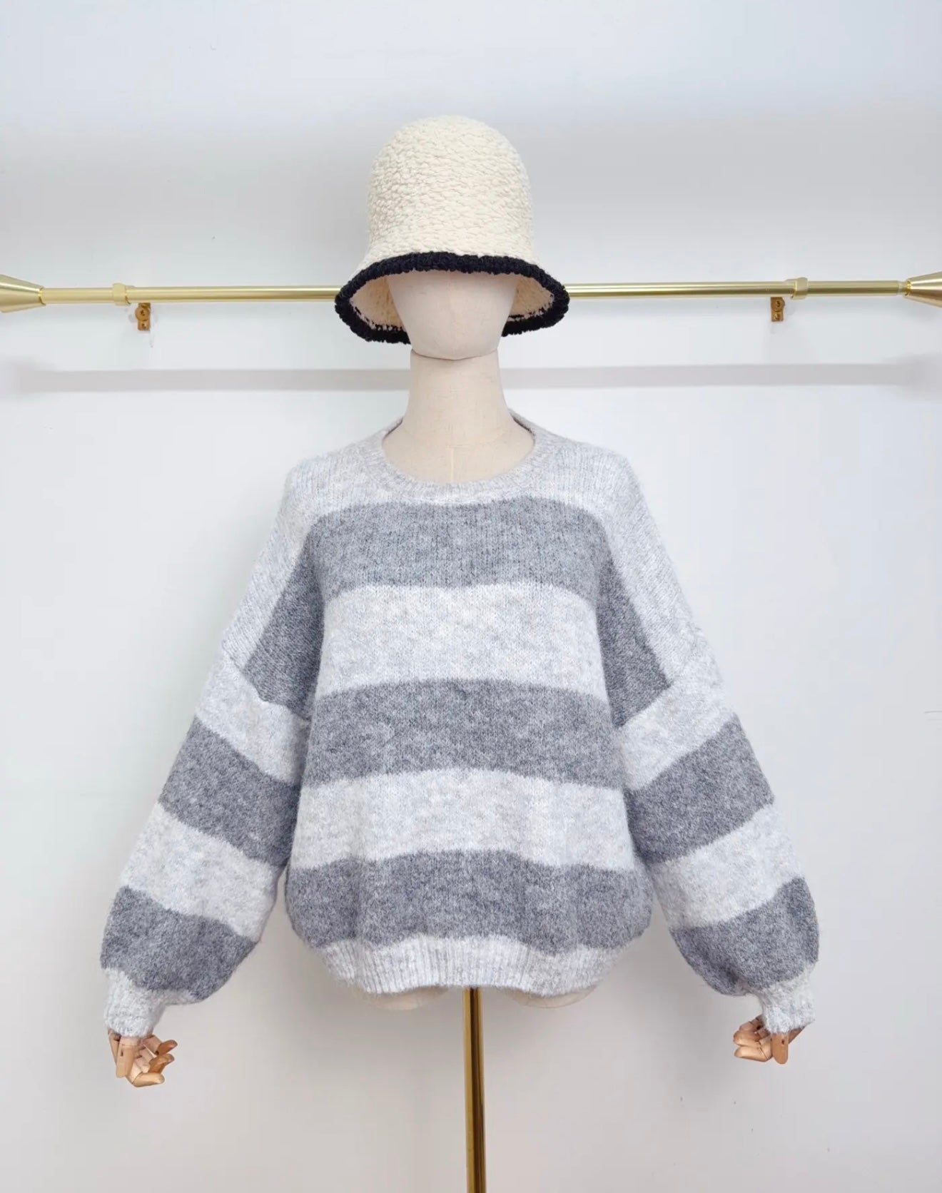 Striped Oversized Sweater