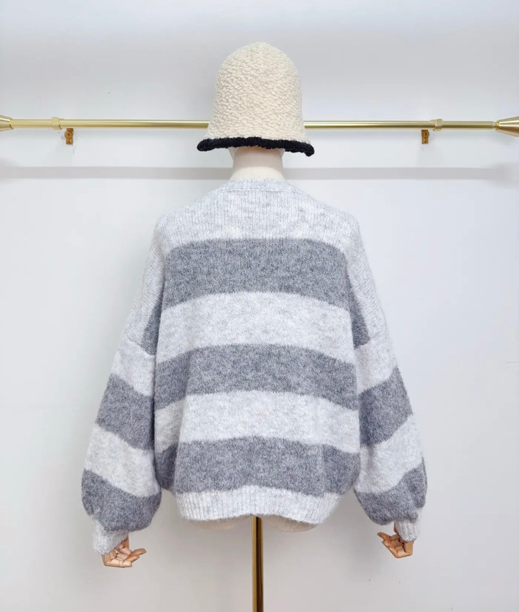 Striped Oversized Sweater
