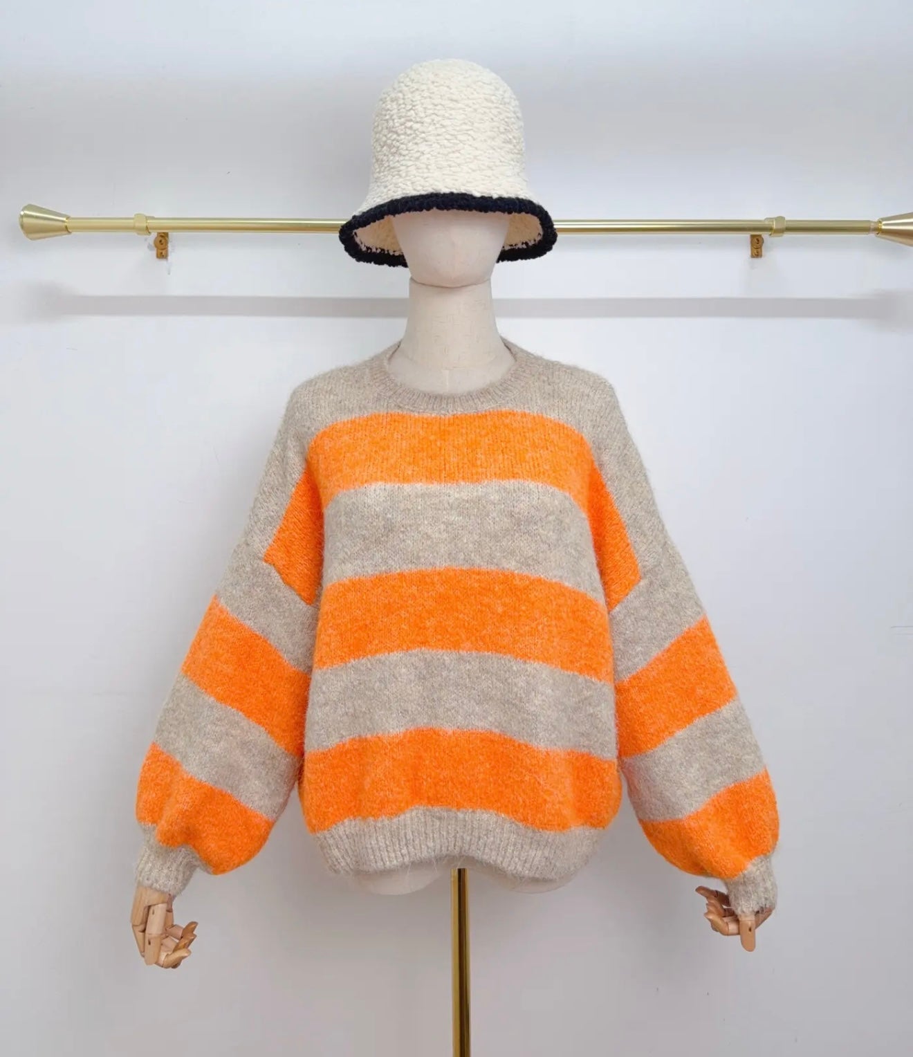 Striped Oversized Sweater