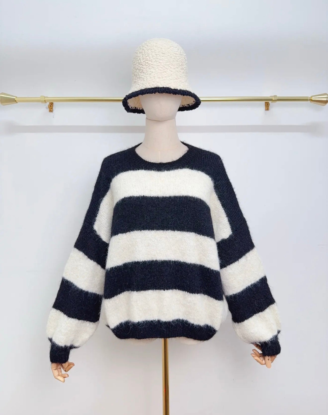 Striped Oversized Sweater