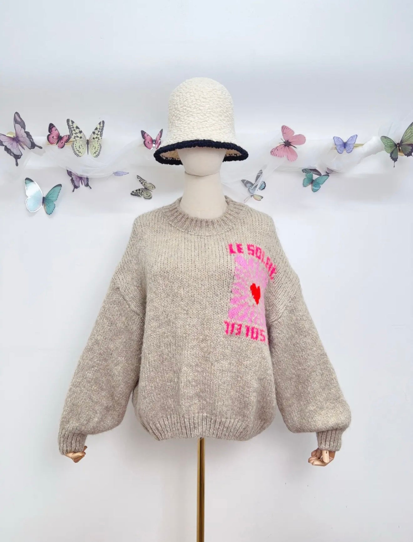 Graphic Knit Sweater
