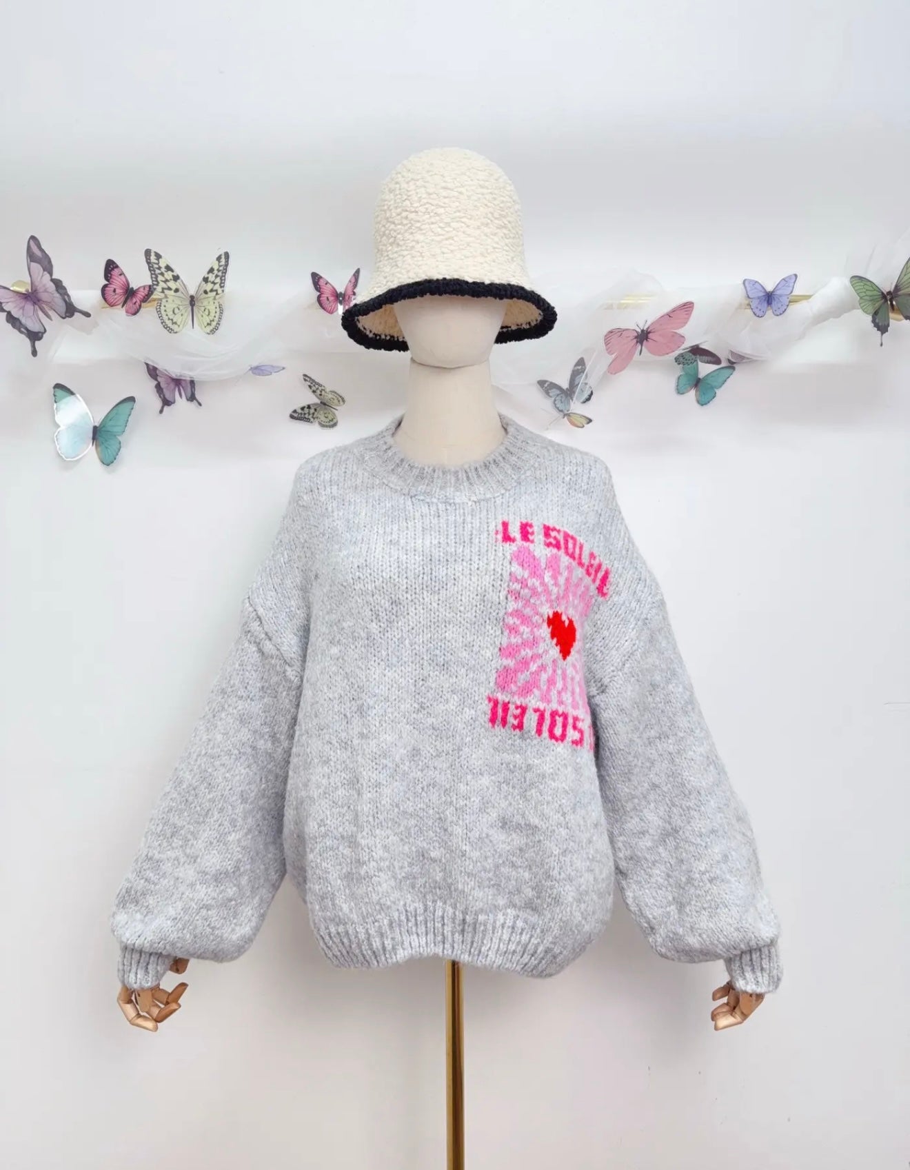 Graphic Knit Sweater