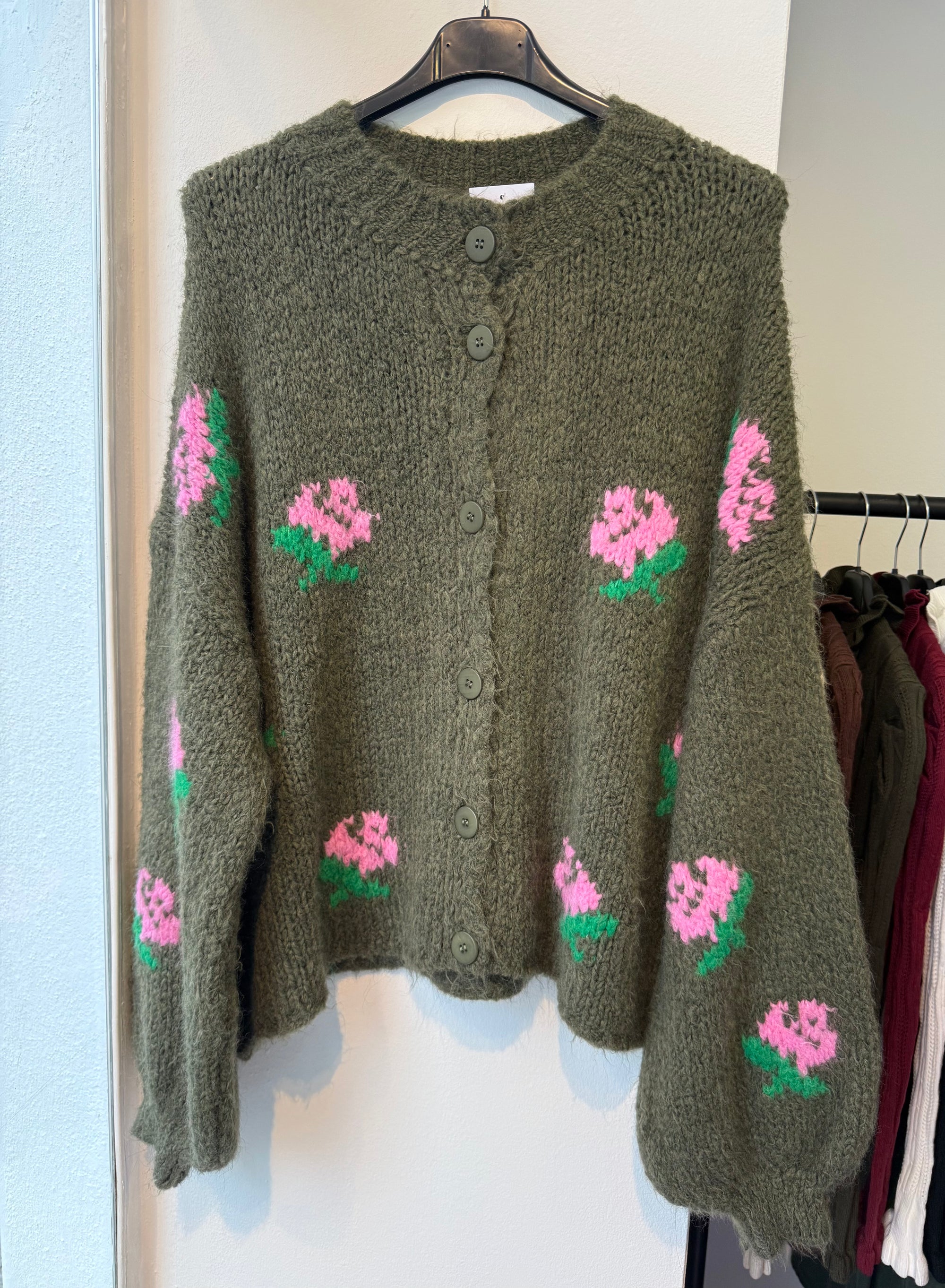 Rose Knit Cardigan