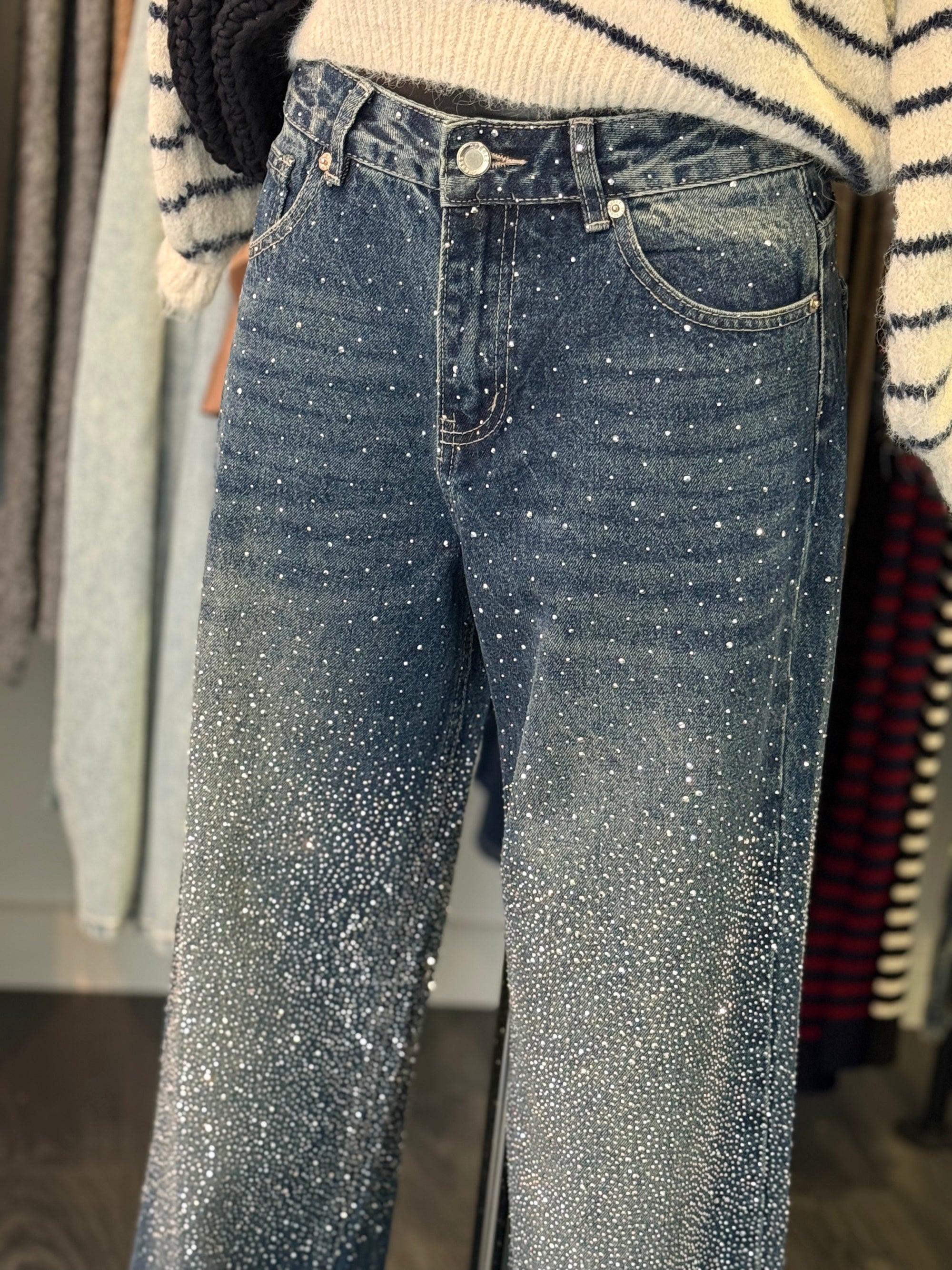 Diamond Wide Leg Jeans