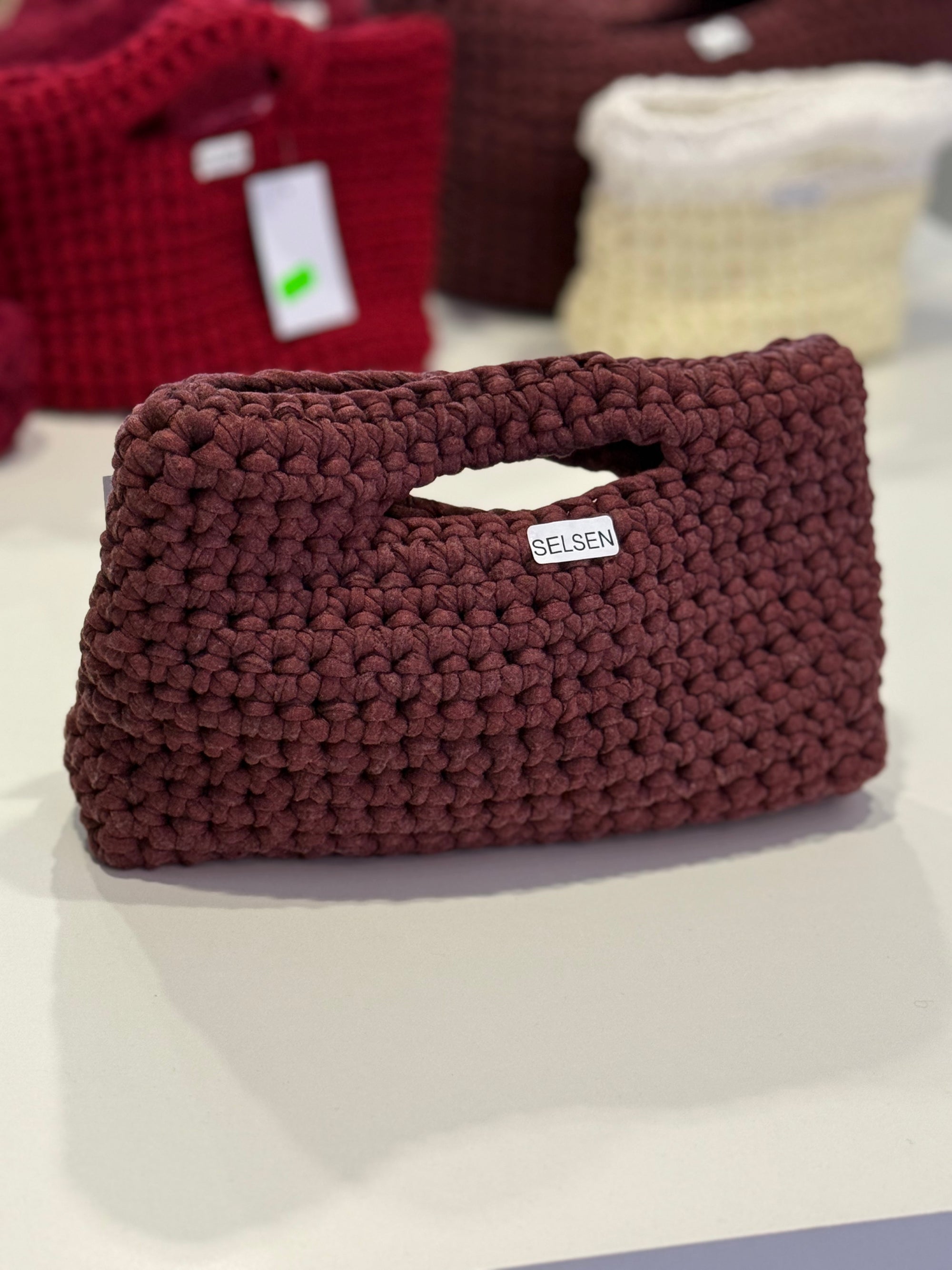 Brown Crochet Bag