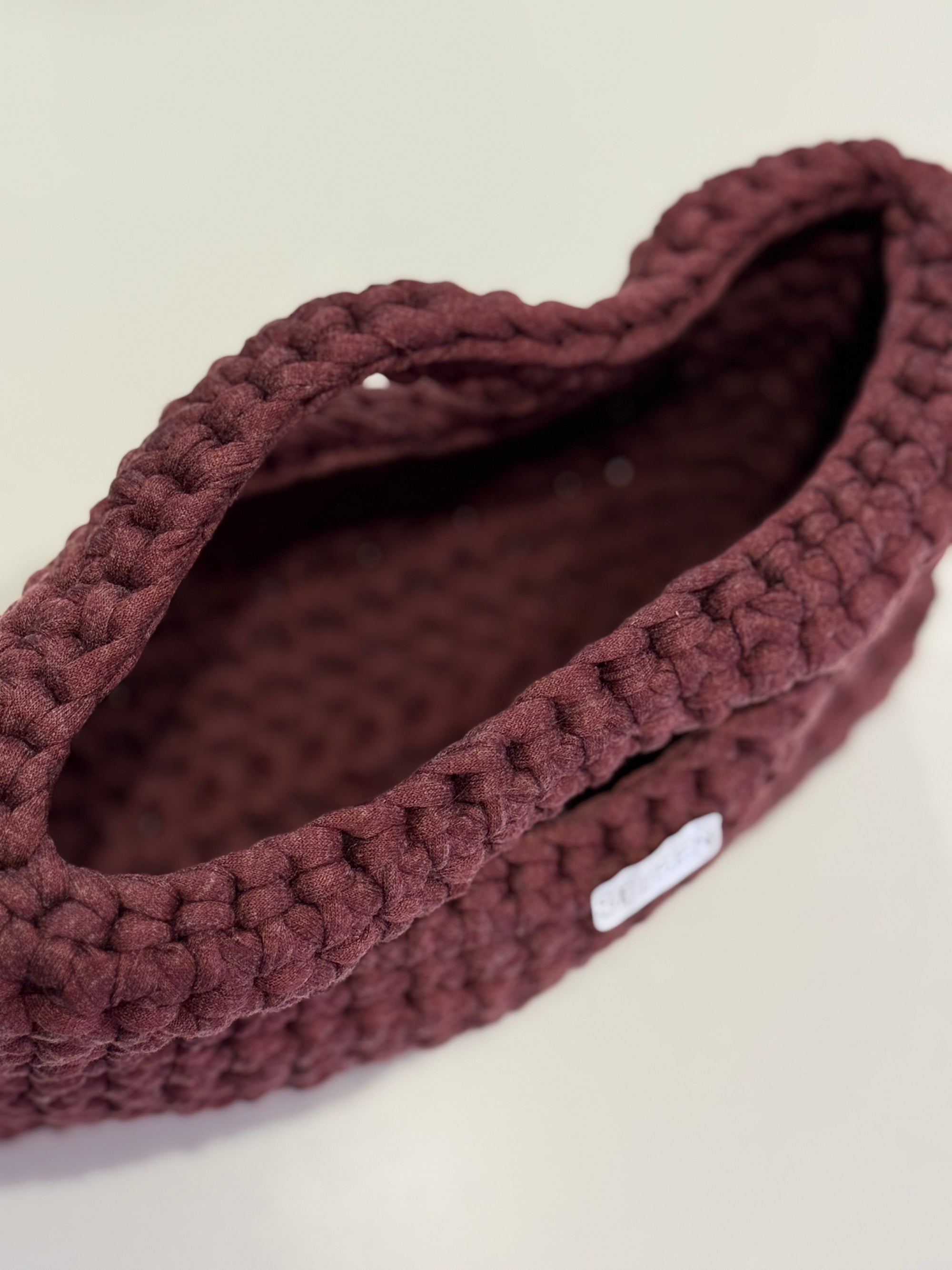 Brown Crochet Bag