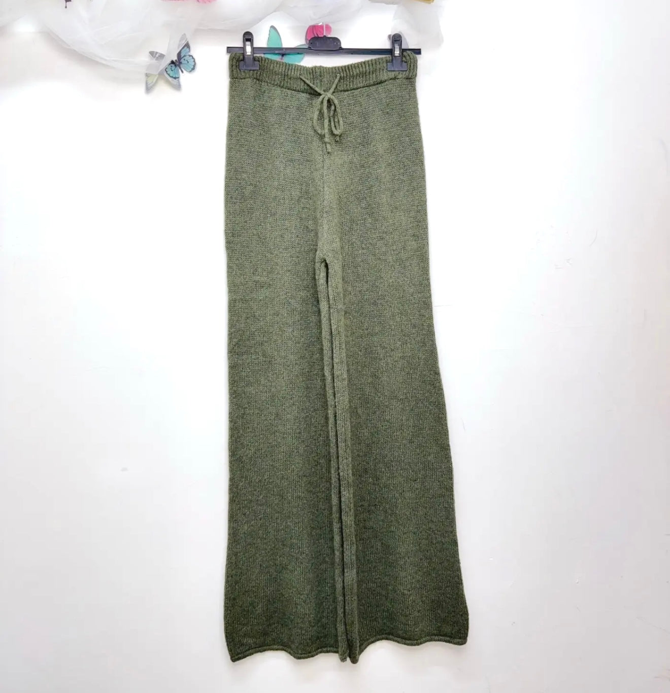 Soft Knit Wide-Leg Pants