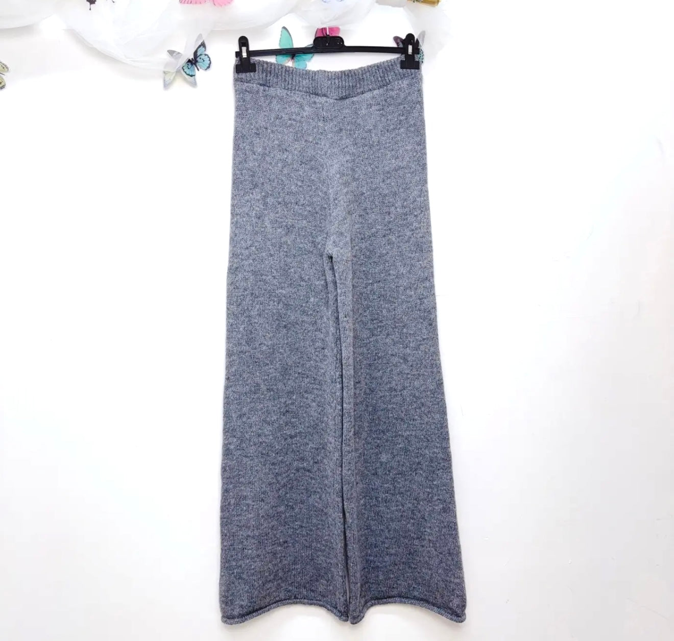 Soft Knit Wide-Leg Pants