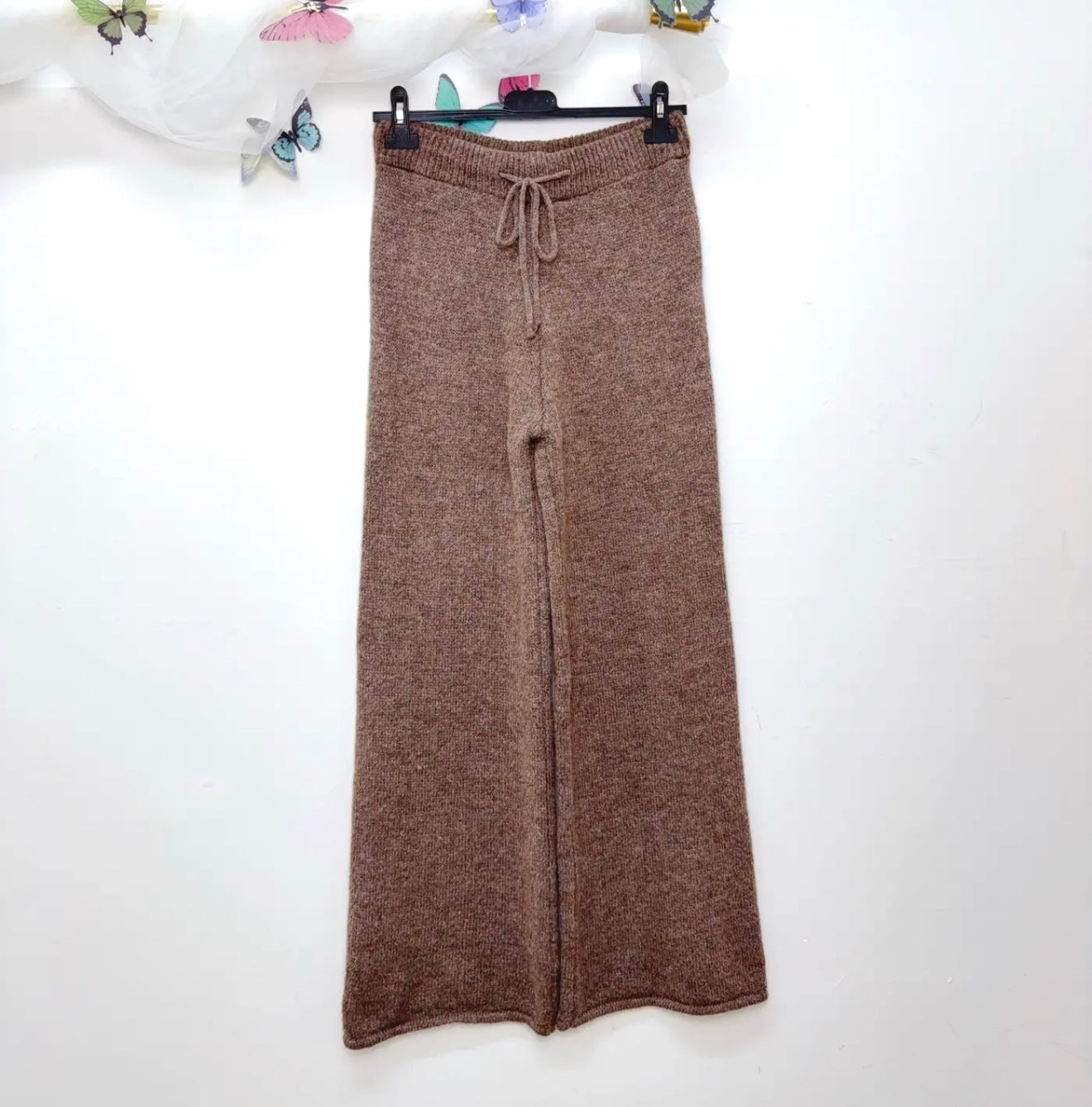 Soft Knit Wide-Leg Pants