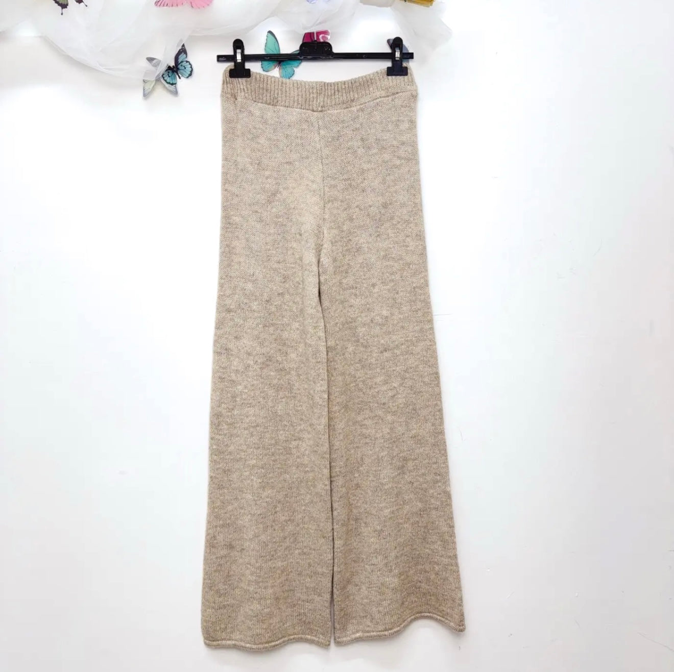 Soft Knit Wide-Leg Pants